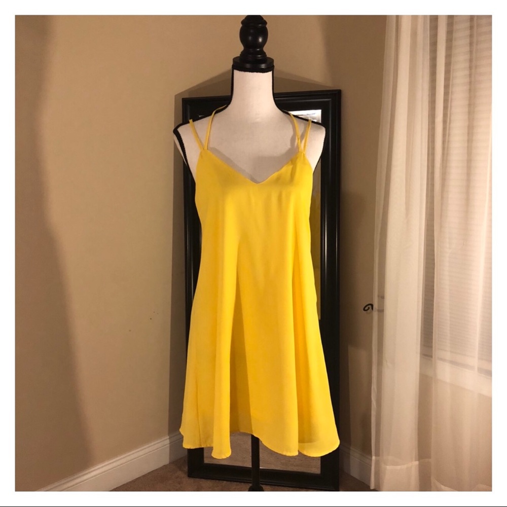 LOVERICHE | Bright Yellow Dress | Size Small